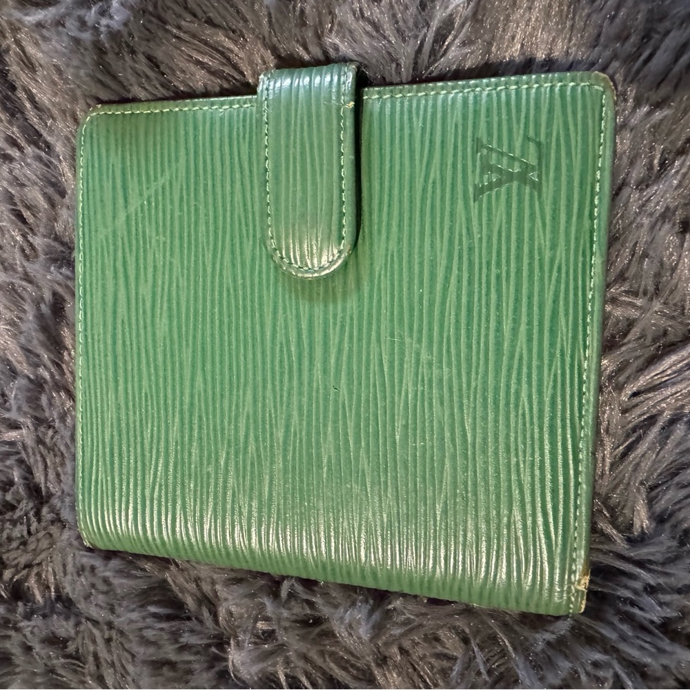 Green Wallet with Logo